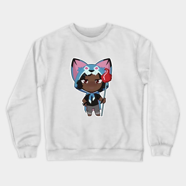 Wolf Crewneck Sweatshirt by dragonlord19